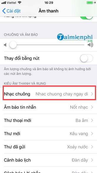 cach cai nhac chuong cho iphone bang itunes 14