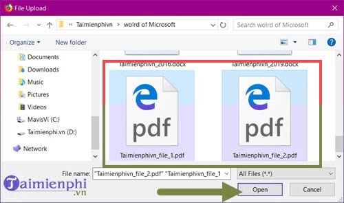 Cách nối file PDF không cần dùng phần mềm