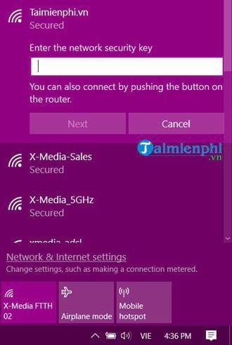 Cách xoá WiFi hoặc quên Wifi đã kết nối trên PC, Mobile