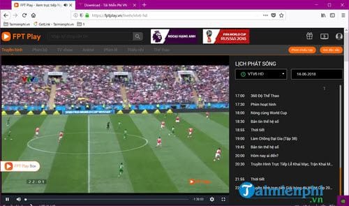 Cách xem trực tiếp VTV6, VTV6 HD trên máy tính
