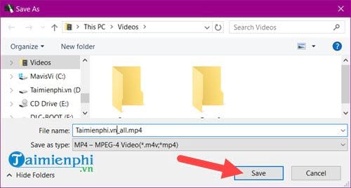 Cách nối file Video thành 1 file