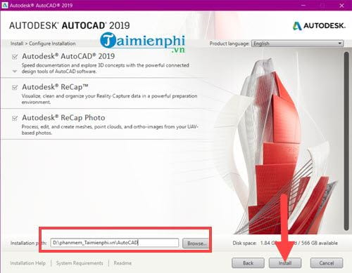 Hướng dẫn cài AutoCAD 2019 trên máy tính