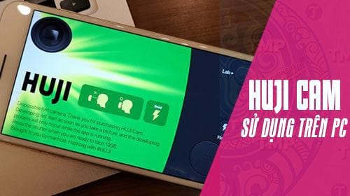 How to install and use huji cam on pc