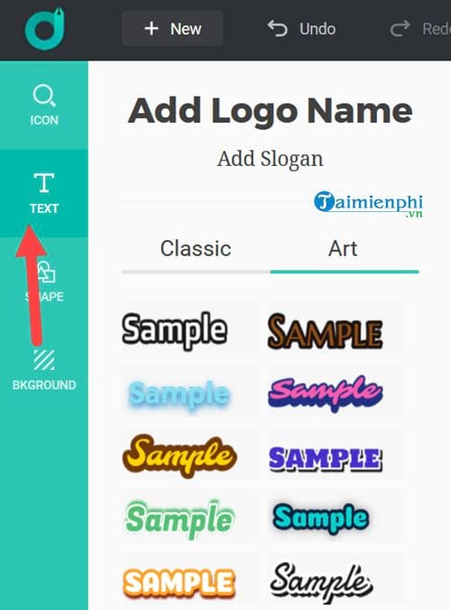 How to use designevo to design online logo 10