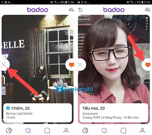 Cách tìm bạn, kết bạn, hẹn hò trên ứng dụng Badoo