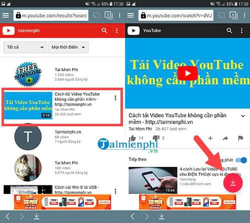 Cách tải video Youtube về điện thoại Android bằng Tubemate