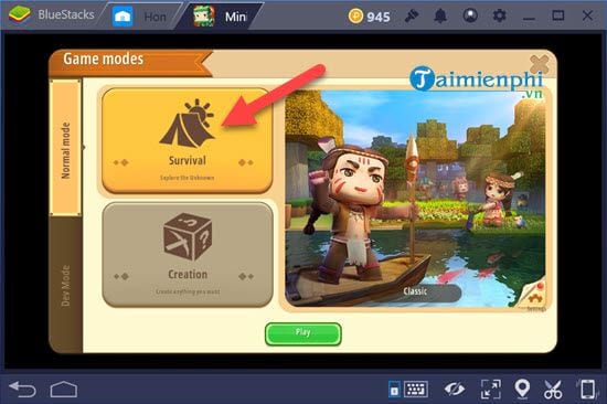Cách chơi Mini World Block Art trên PC bằng giả lập Android 9