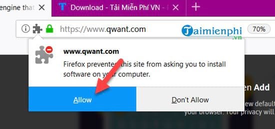 how to add qwant search to chrome coc coc and firefox 3