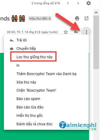 Hướng dẫn cách chặn Email Spam trên Gmail