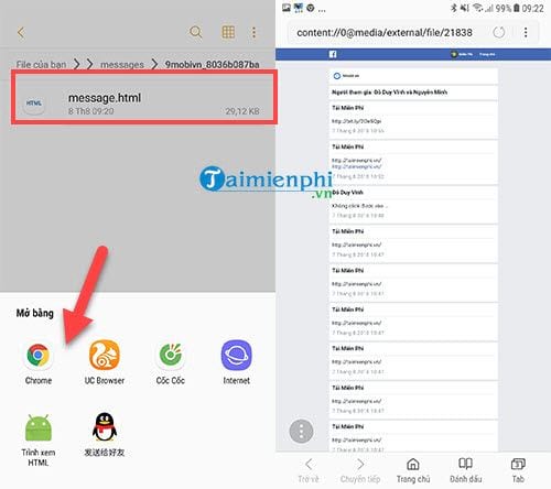 How to view messenger messages on mobile apps 8