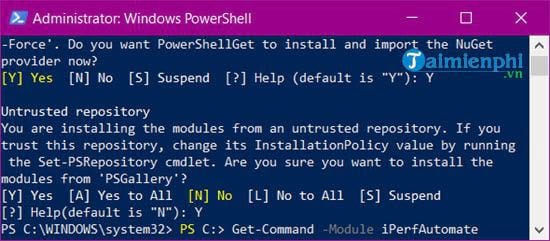 How to understand using powershell and iperf 7