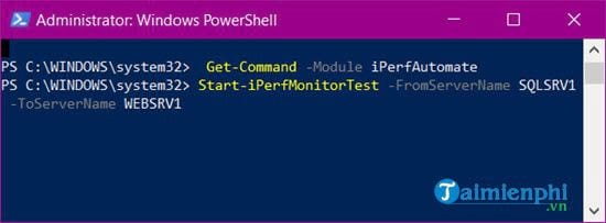 How to understand using powershell and iperf 8