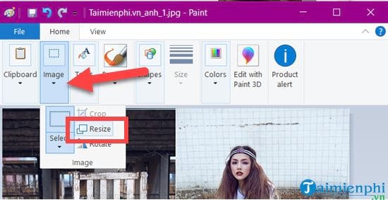 Cách ghép ảnh Paint trên Windows 10