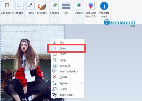 Cách ghép ảnh Paint trên Windows 10