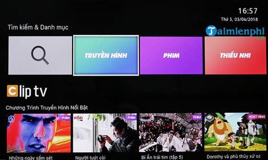 Hướng dẫn kích hoạt gói ClipTV trên Smart tivi SONY