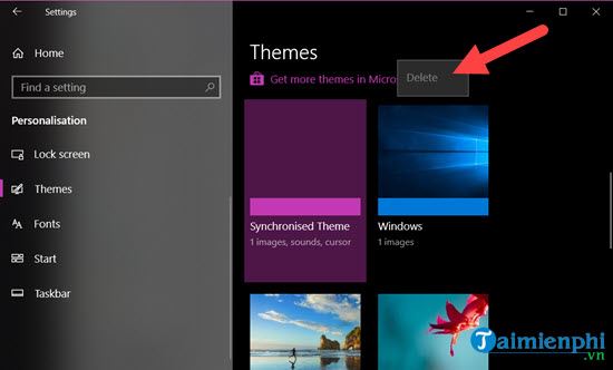 Hướng dẫn lưu theme để chia sẻ trên Windows 10