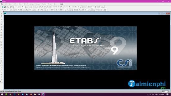 Huong dan ears and set up Etabs to design the design of the design 9