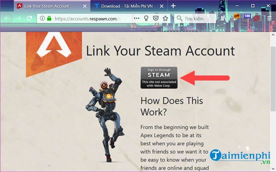 Hướng dẫn liên kết tài khoản Apex Legends với steam