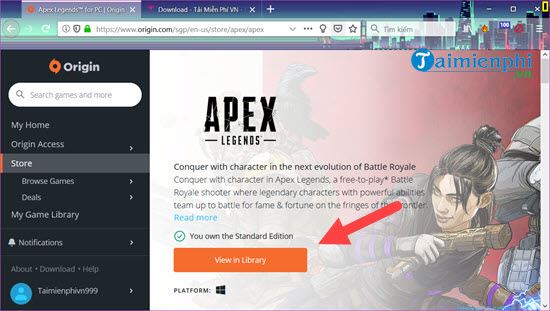 Lỗi không add được game Apex Legends vào tài khoản ?