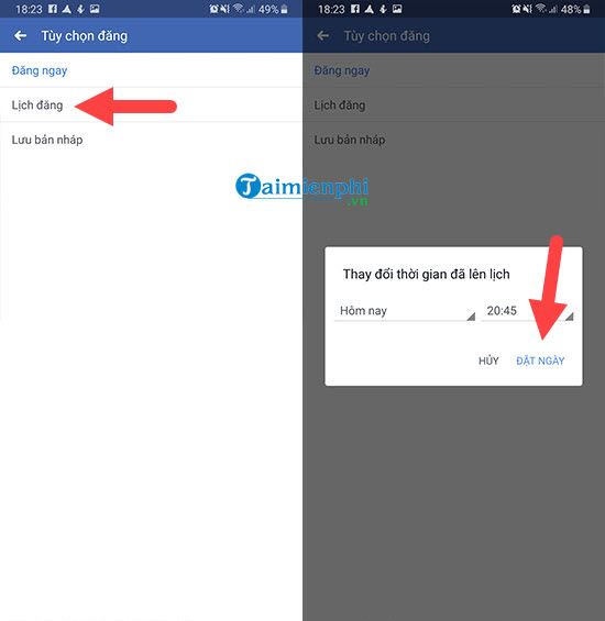 Cách hẹn giờ đăng bài trên FanPages Facebook