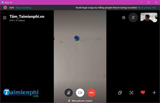 Cách ghi âm cuộc gọi video trên Skype