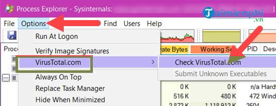 huong dan phat hien virus bang phan mem process explorer 6