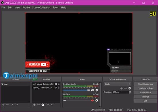 how to add an overlay on live stream on obs 12
