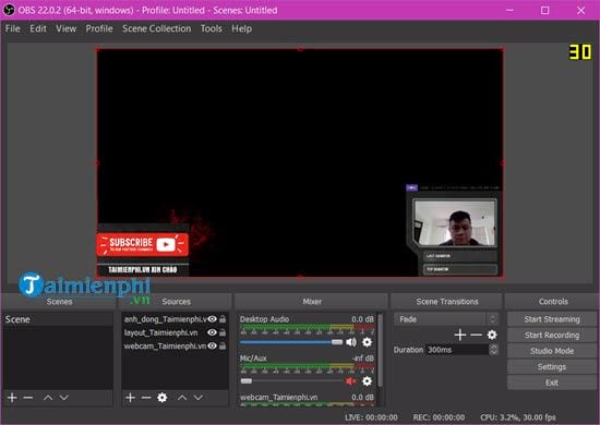 how to add an overlay on live stream on obs 17