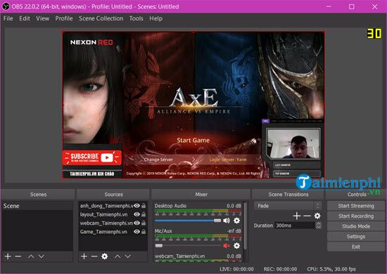 how to add an overlay on live stream on obs 23