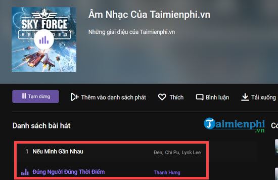 Cách tạo playlist nhạc trên Zing MP3, tạo danh sách nhạc của riêng mình