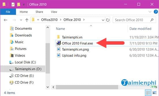 Cách cài song song Office 2010 và 2016 trên cùng máy tính 15 cach cai song song office 2010 va 2016 tren cung may tinh 6