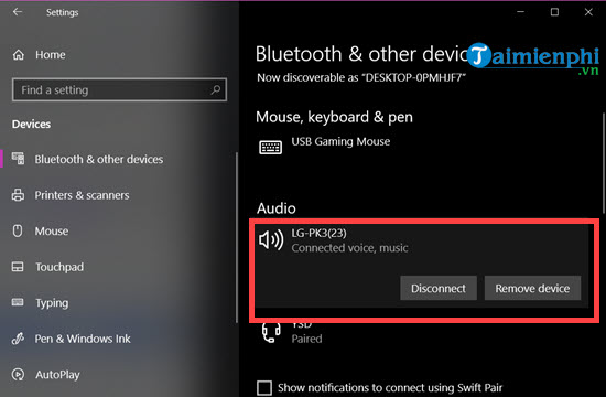 Cách bật tắt Bluetooth trên laptop Windows 10