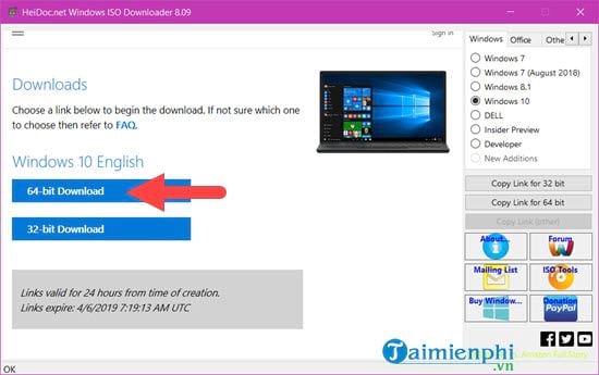 windows 10 iso file 64 bit direct download