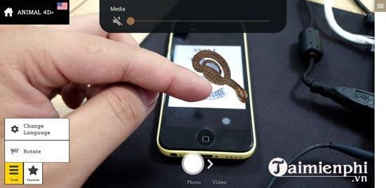 Cách xem ảnh động vật 4D trên điện thoại iPhone, Android
