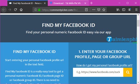 Cách xem ID người dùng trên Facebook