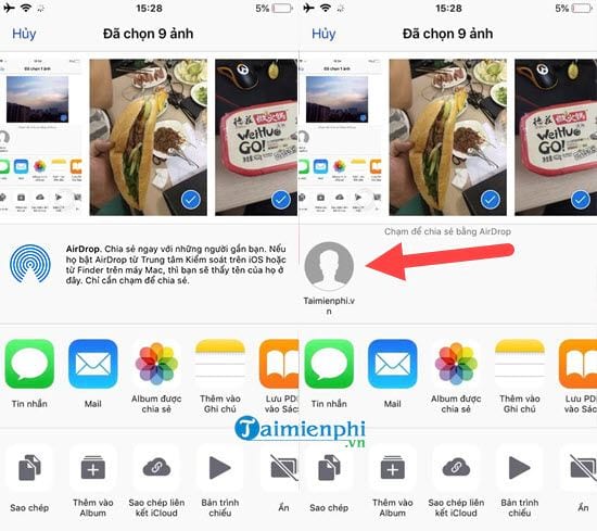 Cách chuyển ảnh từ iPhone sang iPhone 12 cach chuyen anh tu iphone sang iphone 6