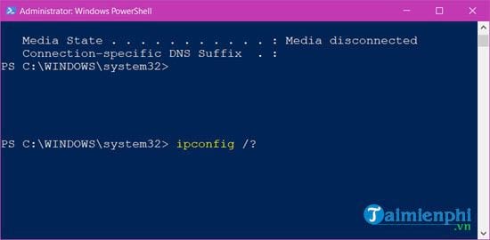 cach su dung lenh ipconfig 8