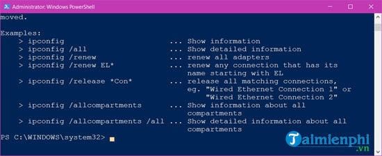 cach su dung lenh ipconfig 8