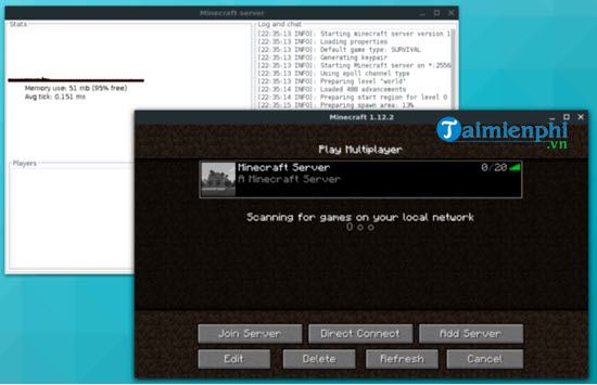 how to create minecraft server on linux 22