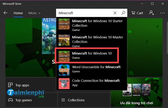 Cách vào Minecraft Server trên Windows 10