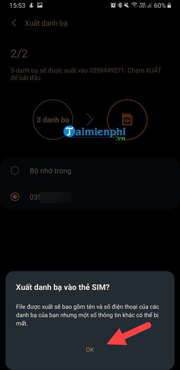 cach copy chep danh ba tu may sang sim tren dien thoai android 6