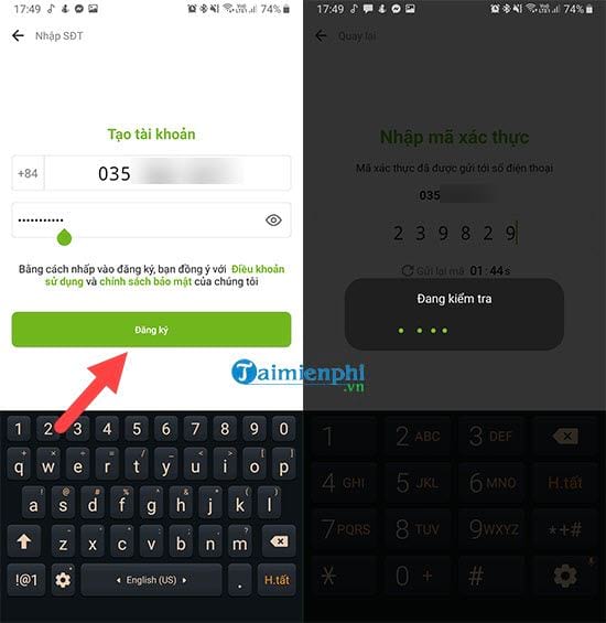 Cách đăng ký, tạo tài khoản Gapo 13 cach tao tai khoan gapo 3