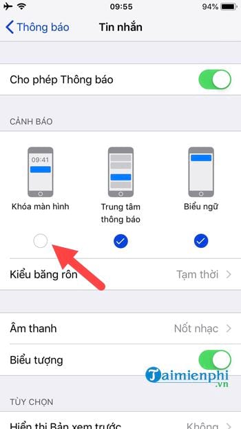 Hướng dẫn cách ẩn tin nhắn trên iPhone trên màn hình khóa