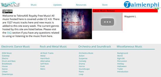 Top web tải nhạc miễn phí cho YouTube, không bản quyền