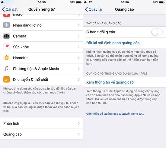 meo tat quang cao tren dien thoai android iphone 6