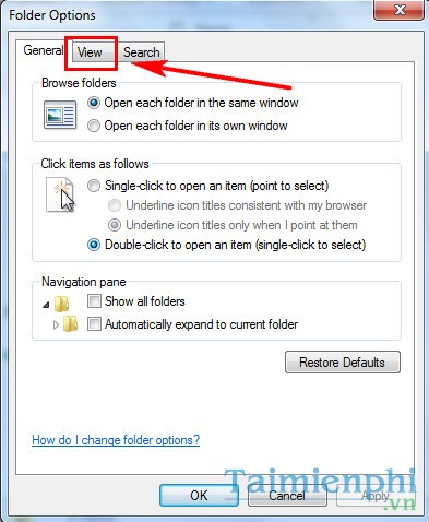 Bỏ dấu checkbox cạnh thư mục trong Windows