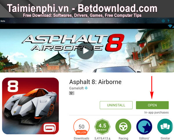 Android laptop for asphalt 8