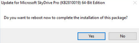 Gỡ tùy chọn SkyDrive Pro trên Menu chuột phải trong Windows 10