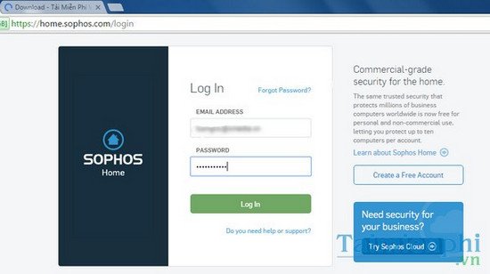 Bảo vệ máy tính bằng Sophos Home