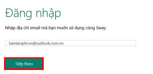 Sign up for microsoft sway